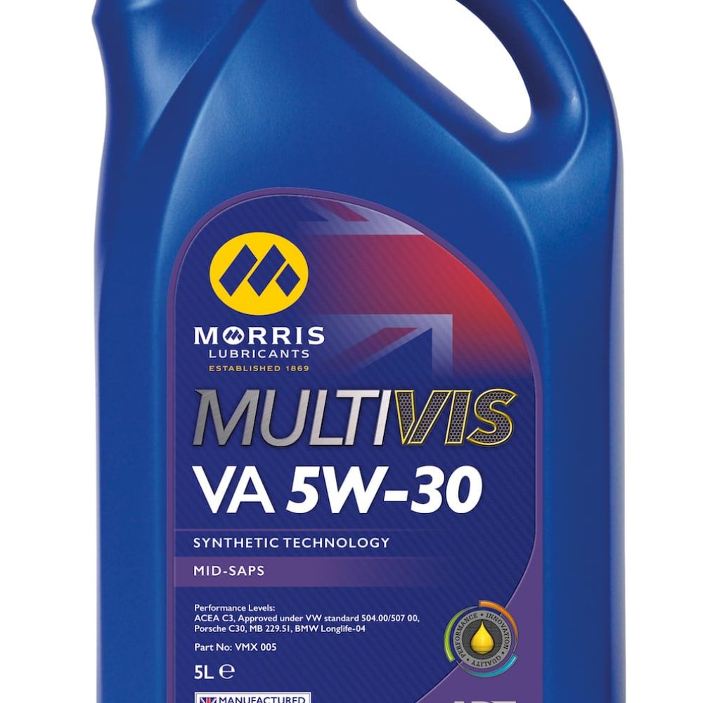 Morris VA motorolja 5w-30 bilolja 5 liters, uppfyller de flesta klassningarna för moderna diesel bilar med partikelfilter