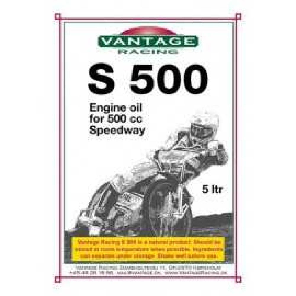 Vantage S500 5 liters castor based olja